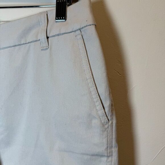 J. Crew Women's 5" Chino Shorts Light Gray 100% Cotton Size 4 - Picture 5 of 14